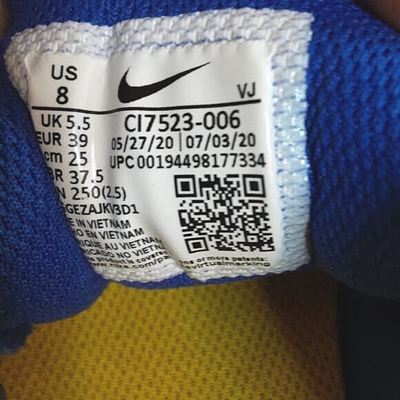 Nike React Vision Light Solar Flare Heather Women's 8 Running Walk NEW Sneakers - Picture 7 of 7